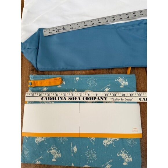 Disney Cruise Line Castaway Club Tote Bag Wet Dry Bag Set Blue White Zipper New - Picture 10 of 13